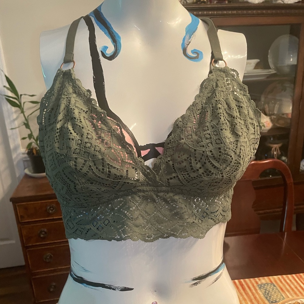 Olive aerie bralette NWOT